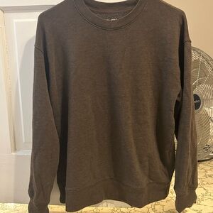 Time and Tru Chocolate Crewneck Sweater